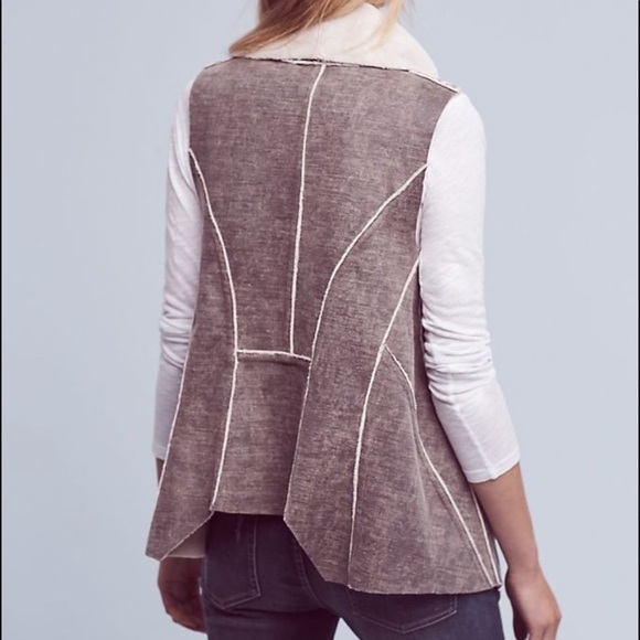 Anthropologie Amadi Sherpa Lined Kady Vest - Picture 4 of 15